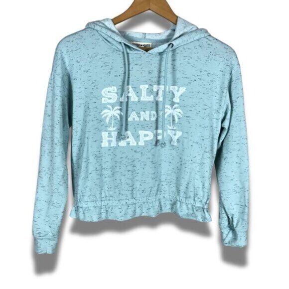 SALTY & HAPPY Beach Hoodie NWT XL - Picture 3 of 10